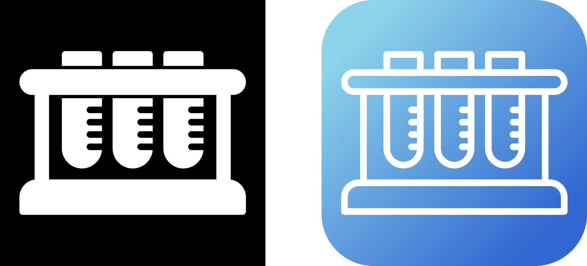 Test Tube Rack Vector Icon