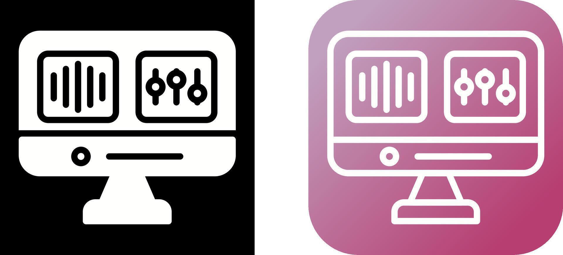 Audio Editing Vector Icon