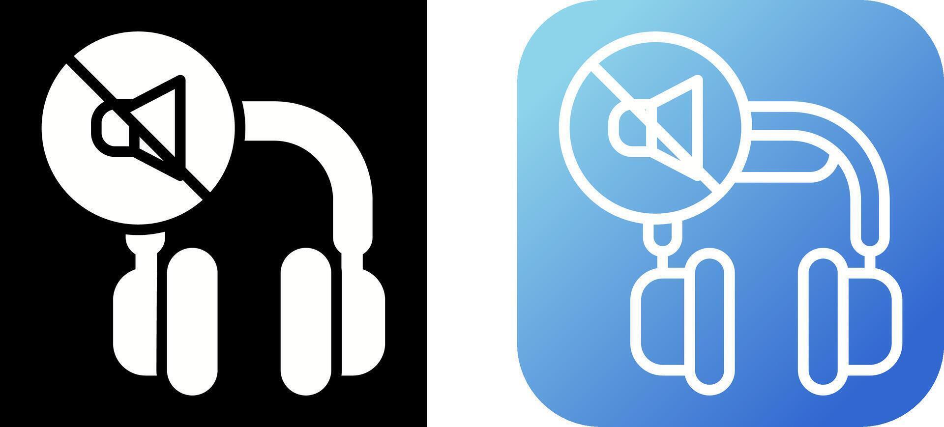 Noise-Canceling Headphones Vector Icon