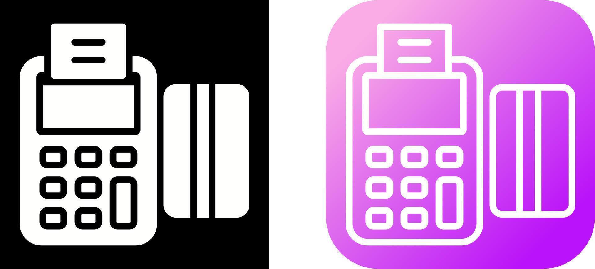 Point of Sale System Vector Icon
