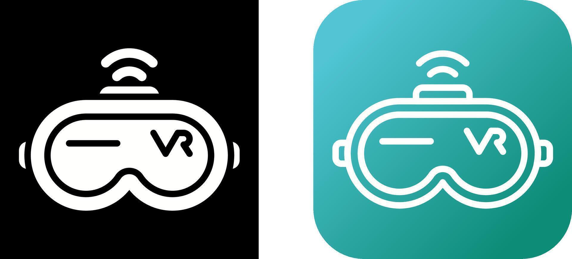 Virtual Reality Headset Vector Icon