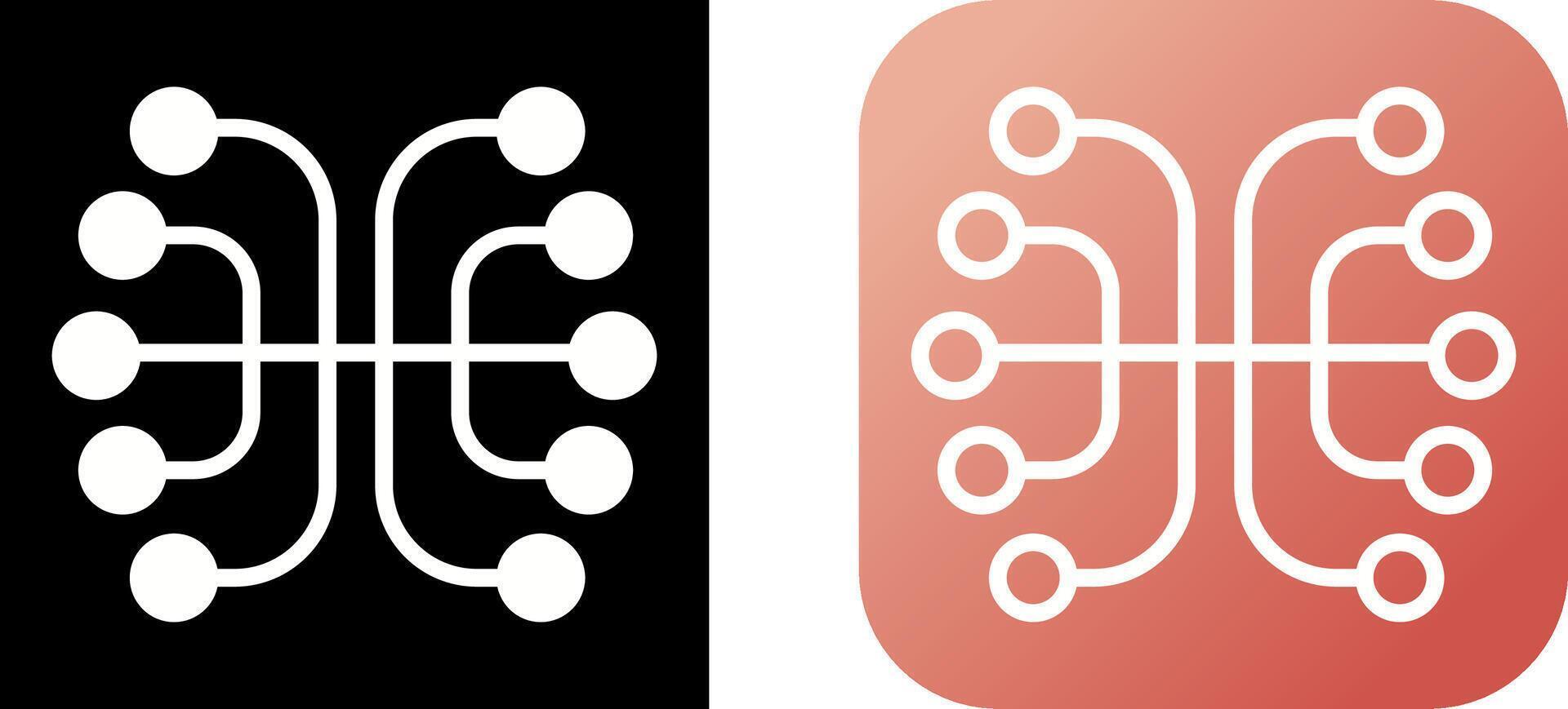 Neural Networks Vector Icon