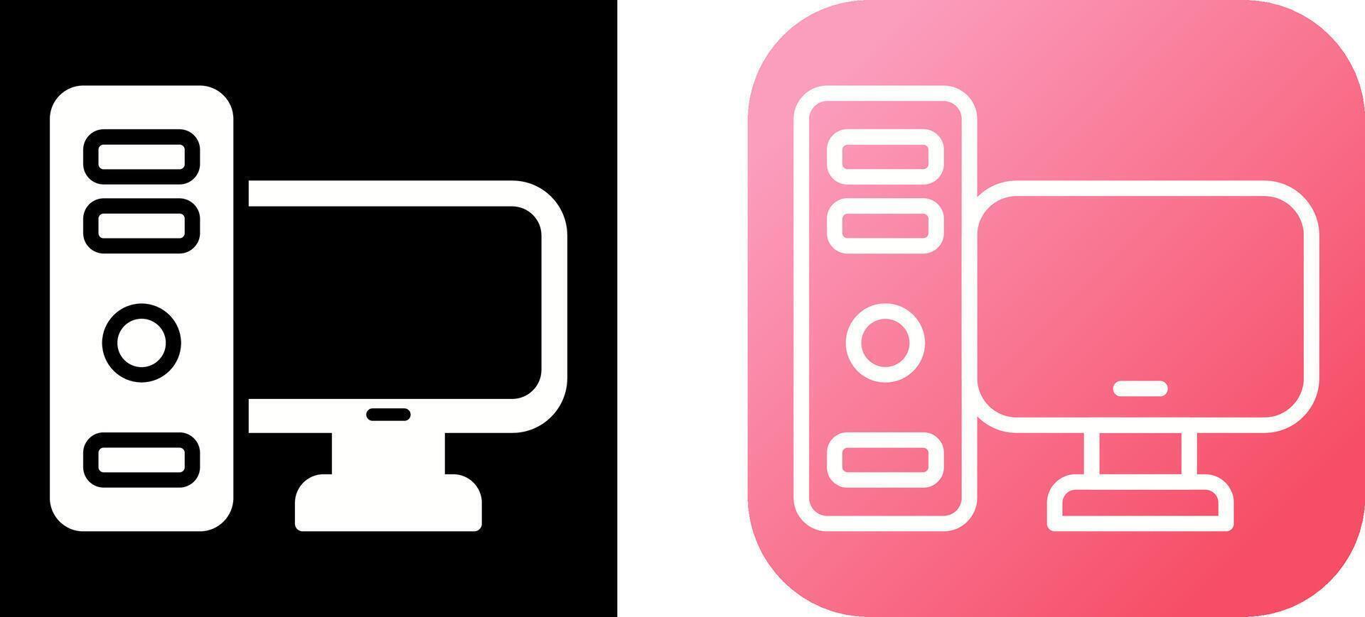 Computer Vector Icon