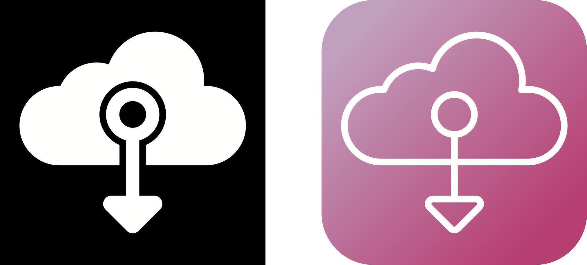 Cloud Native Vector Icon