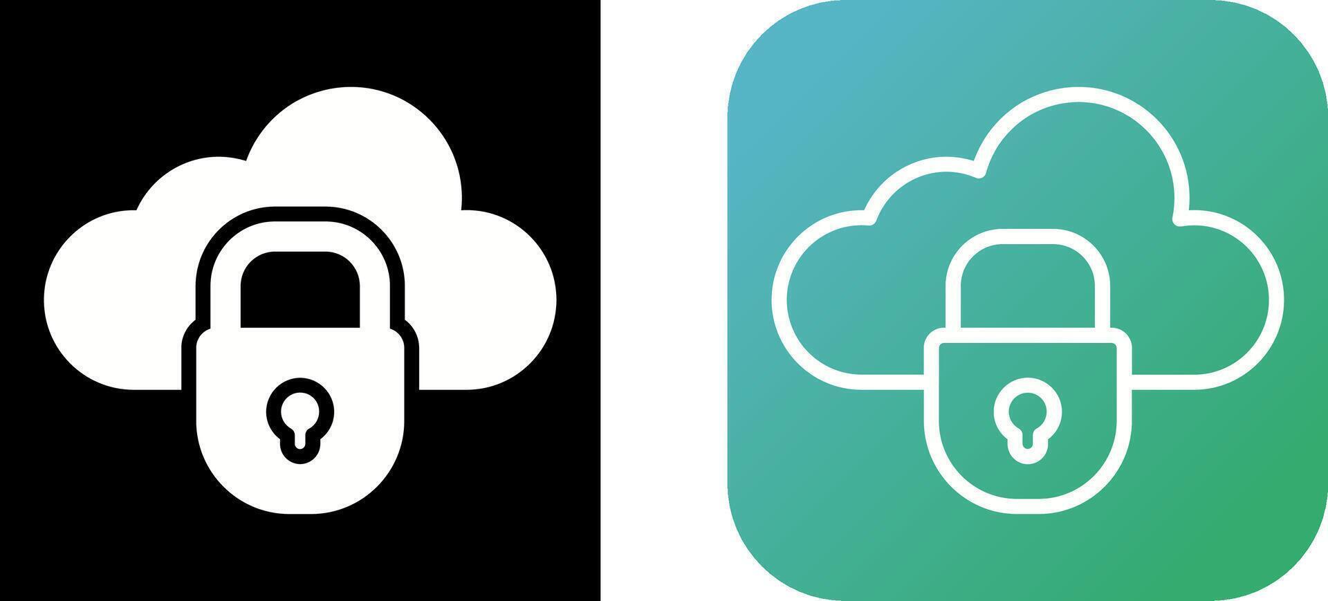 Private Cloud Vector Icon