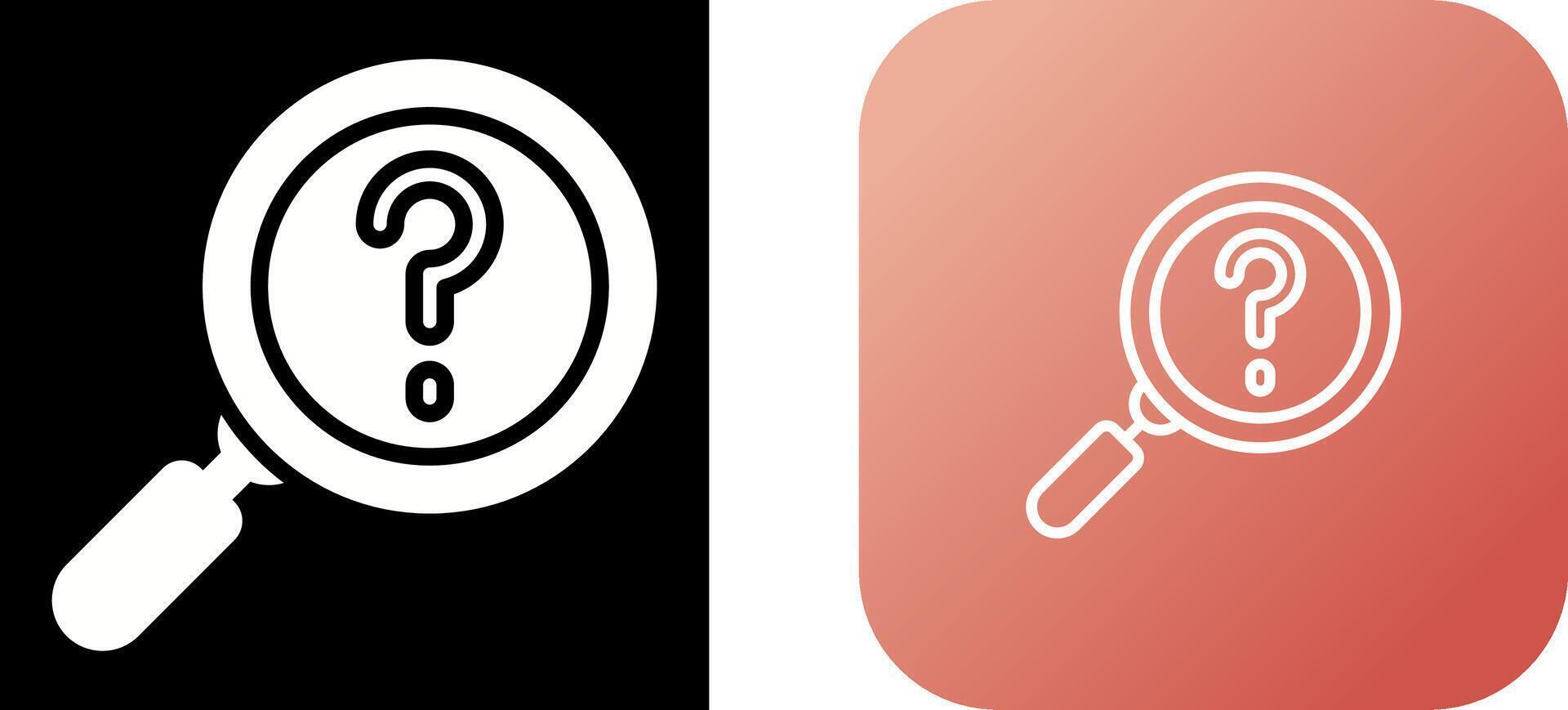 Problem Framing Vector Icon