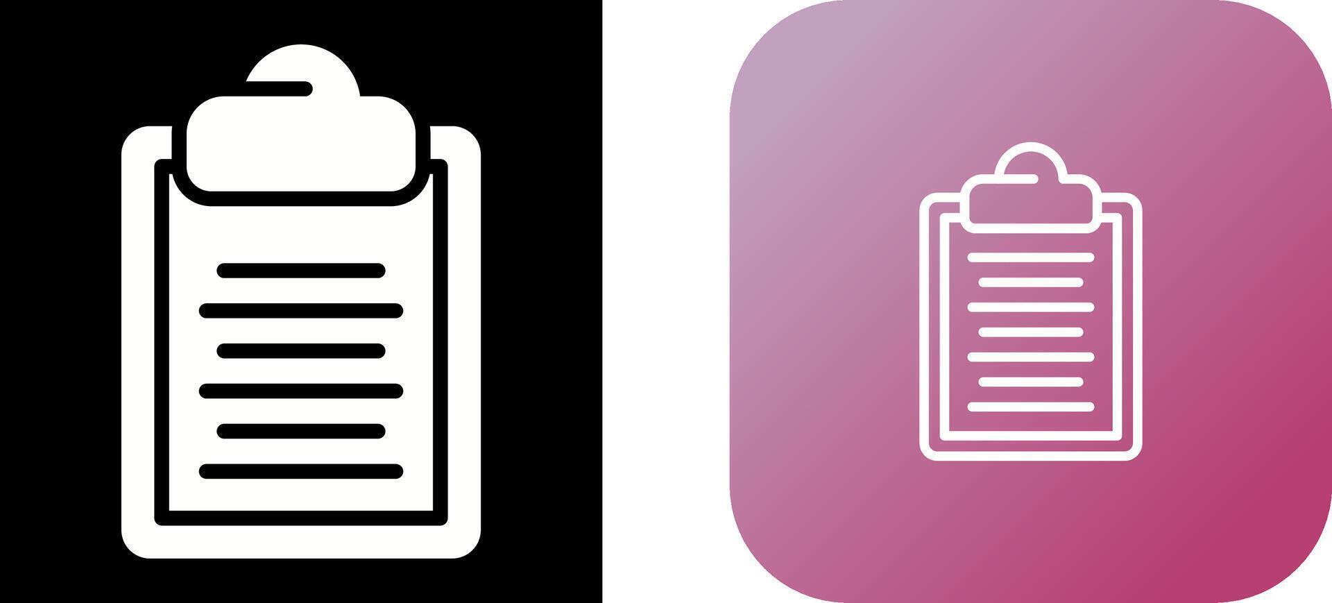 Clipboard Vector Icon