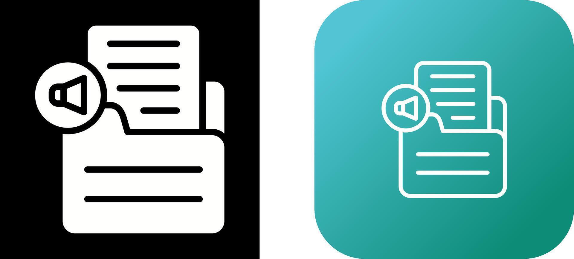Document Insert Audio Vector Icon