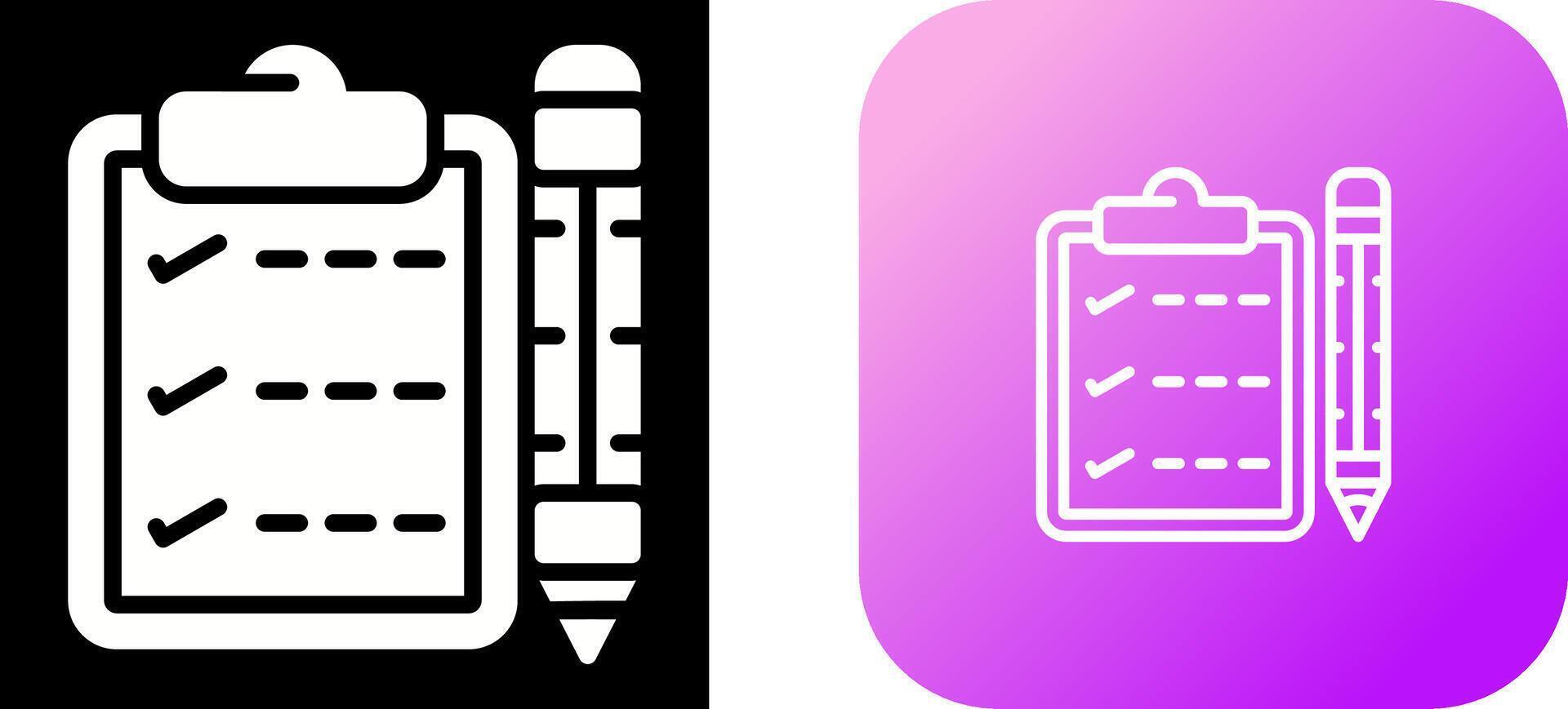 Writing pad Vector Icon