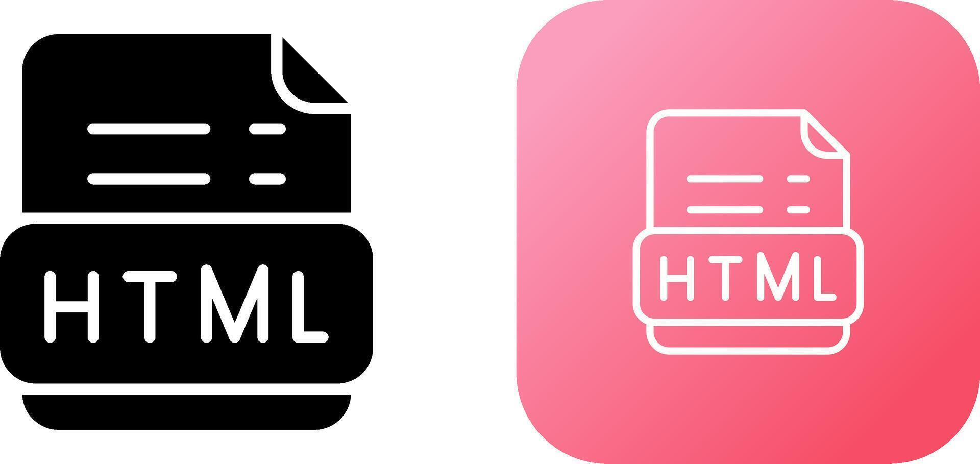 Html Vector Icon