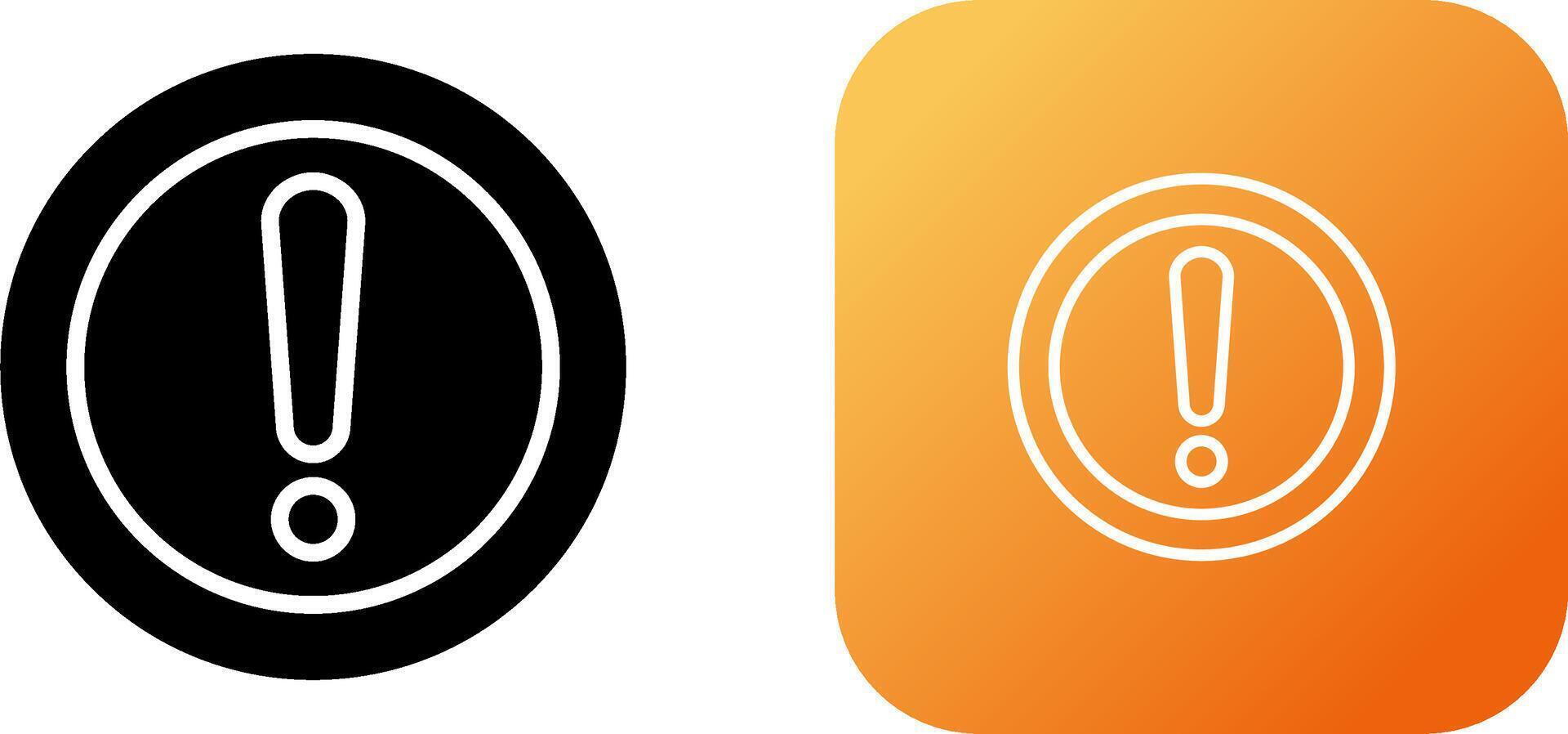 Exclamation Vector Icon