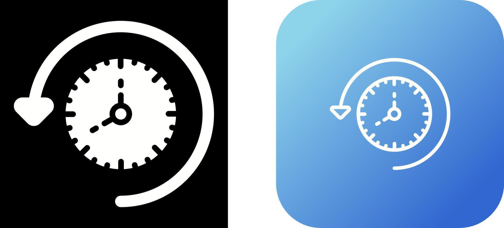 Time Past Vector Icon