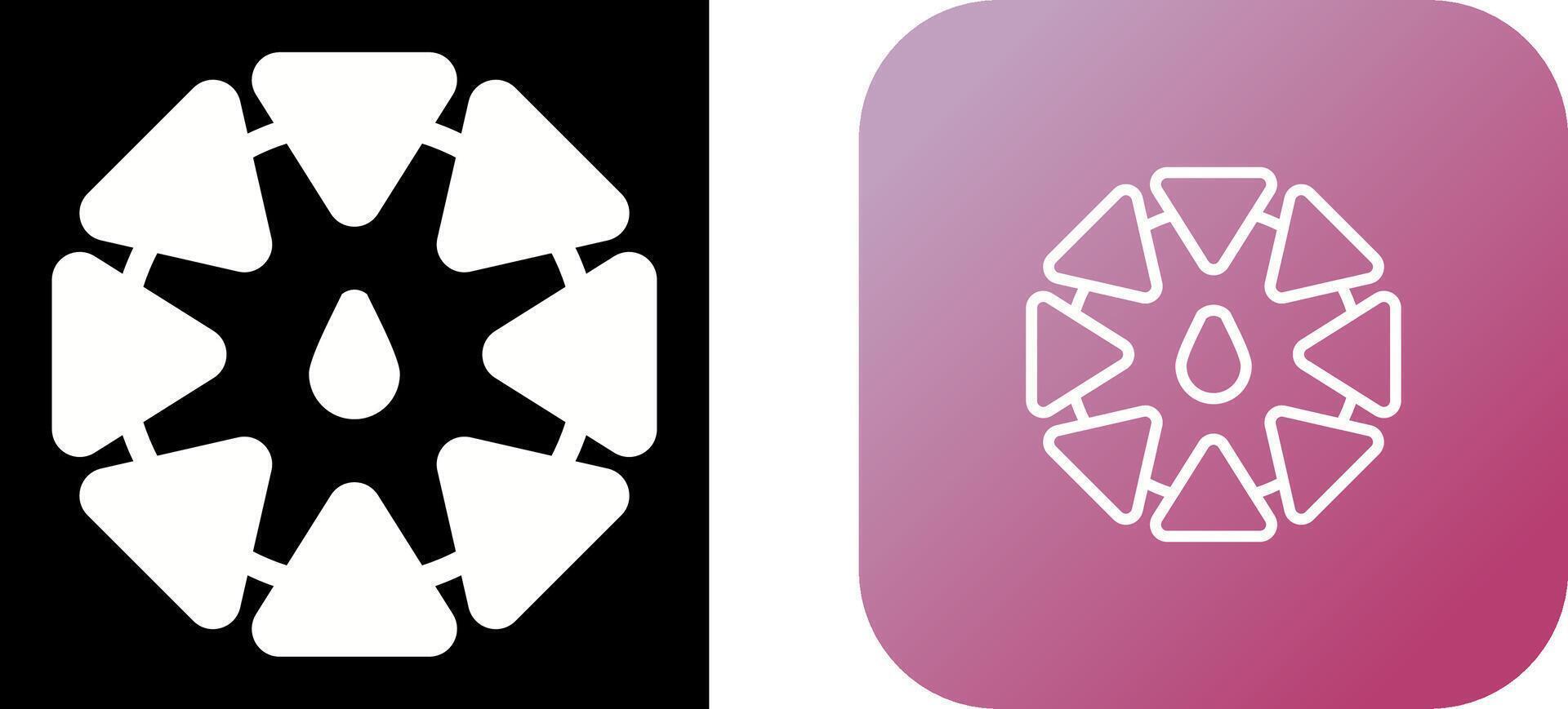 Color Wheel Vector Icon