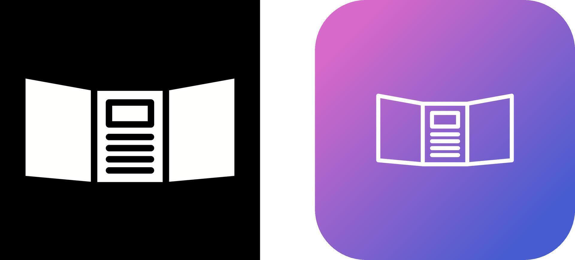 Triptych Vector Icon