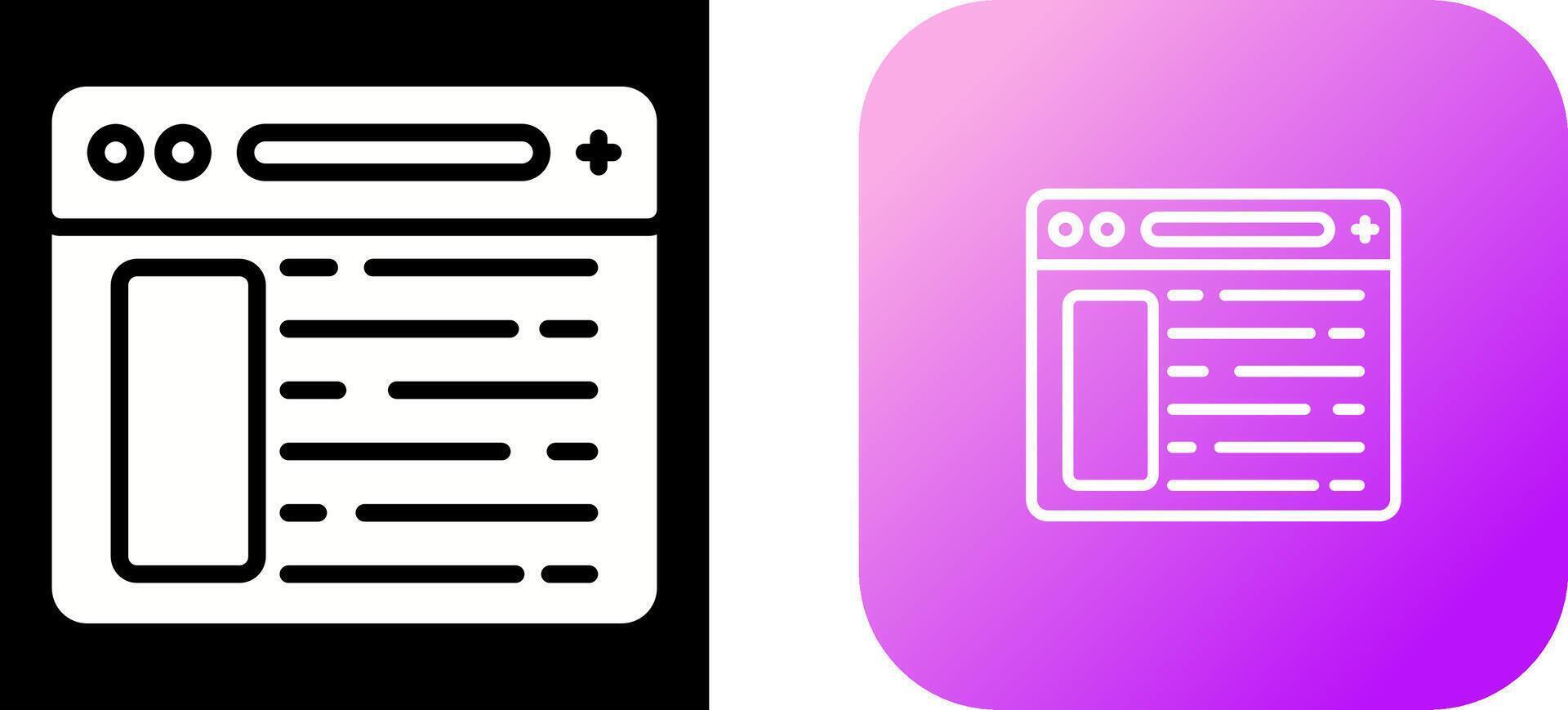 Browser Vector Icon