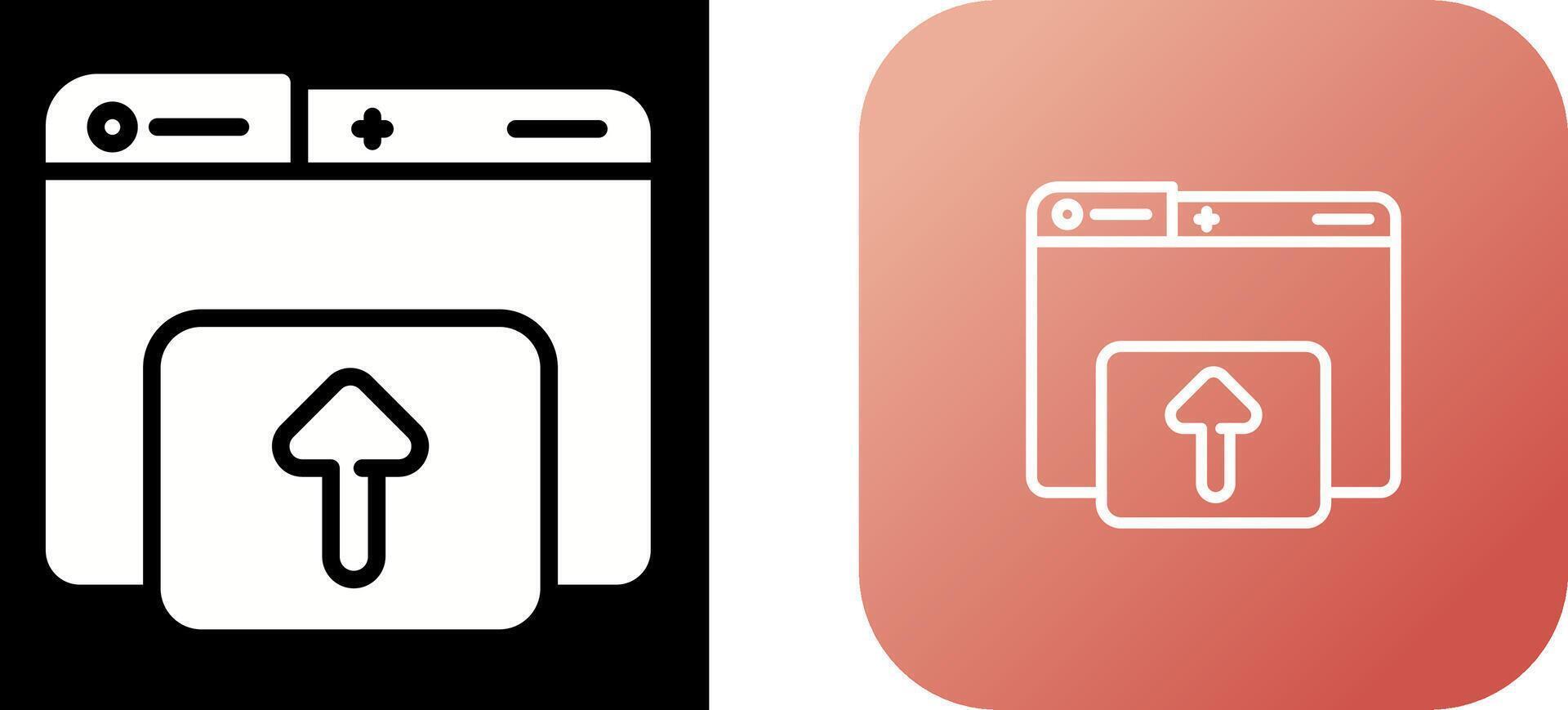 Uploading Vector Icon