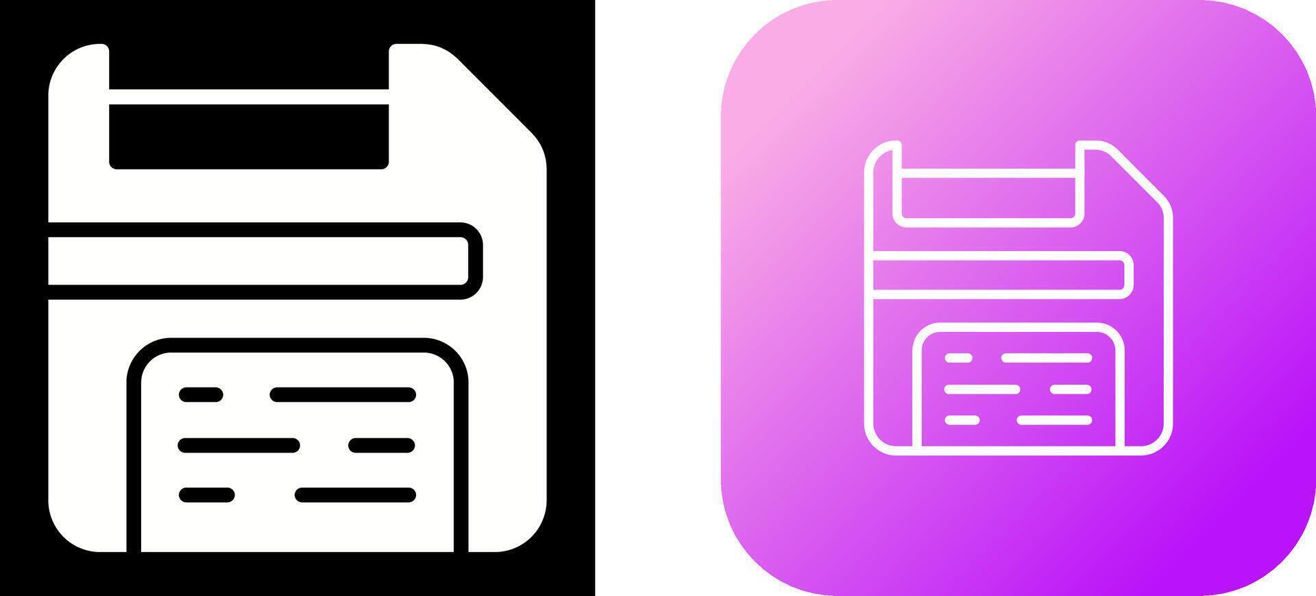 Floppy Disk Vector Icon