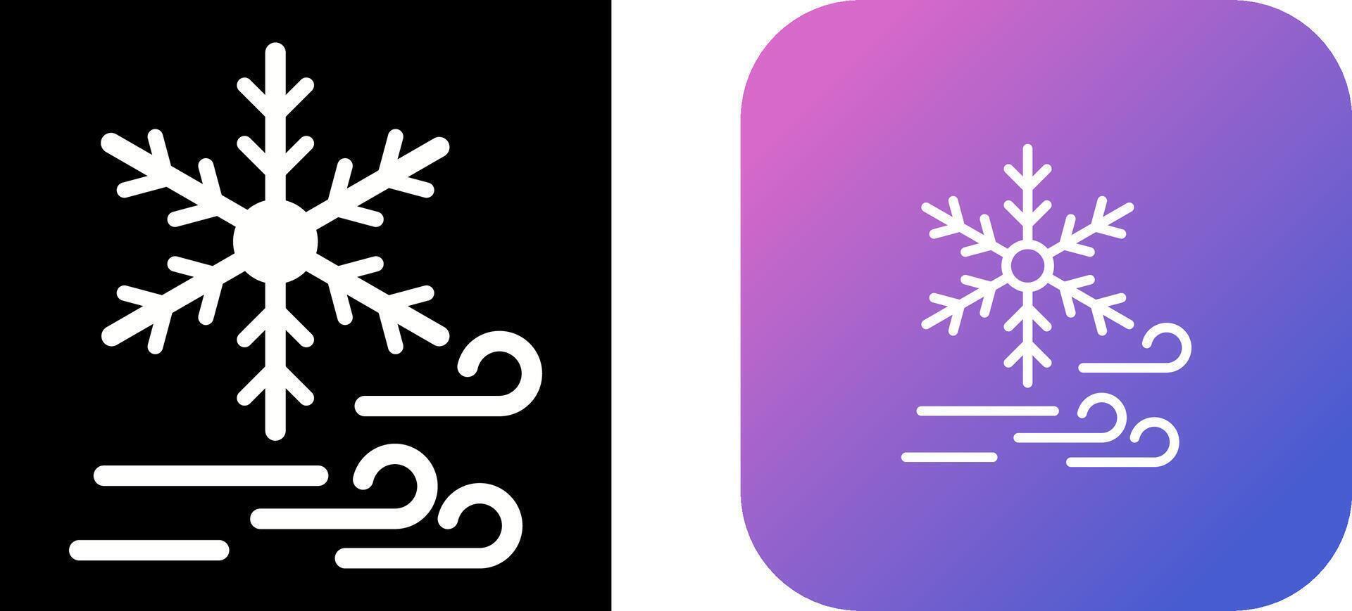 icono de vector de copo de nieve