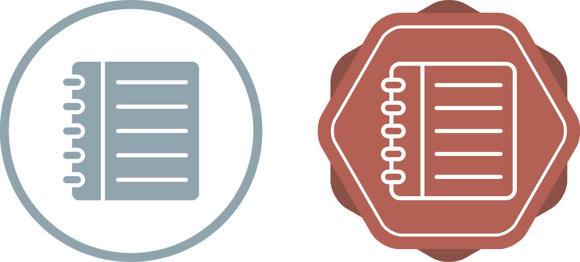 Textbook Vector Icon