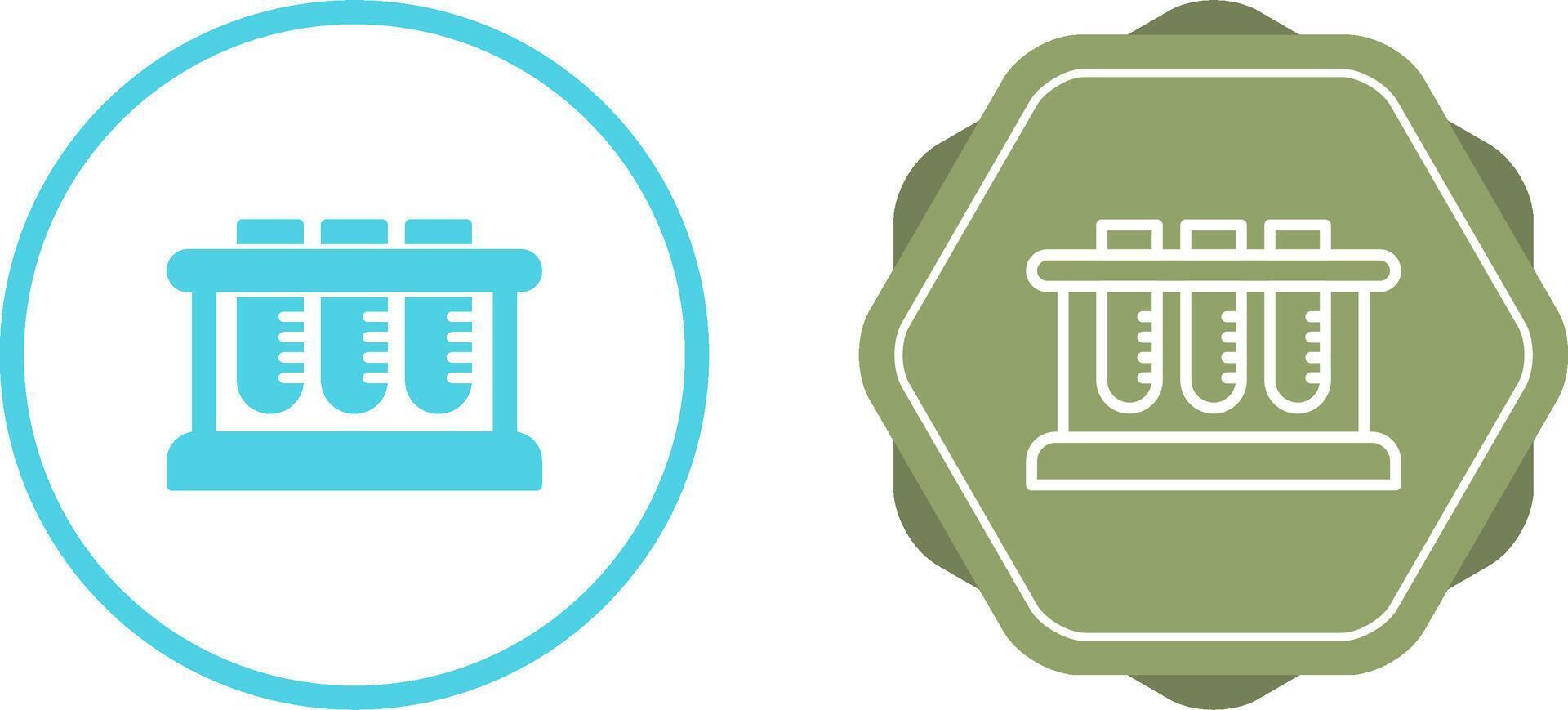 Test Tube Rack Vector Icon