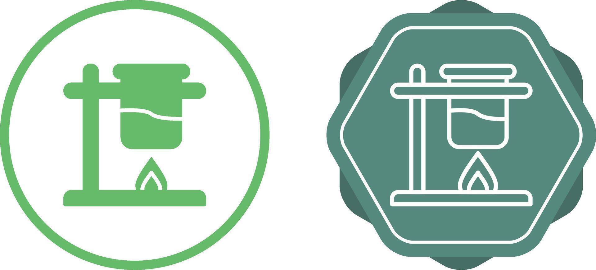 Bunsen Burner Vector Icon