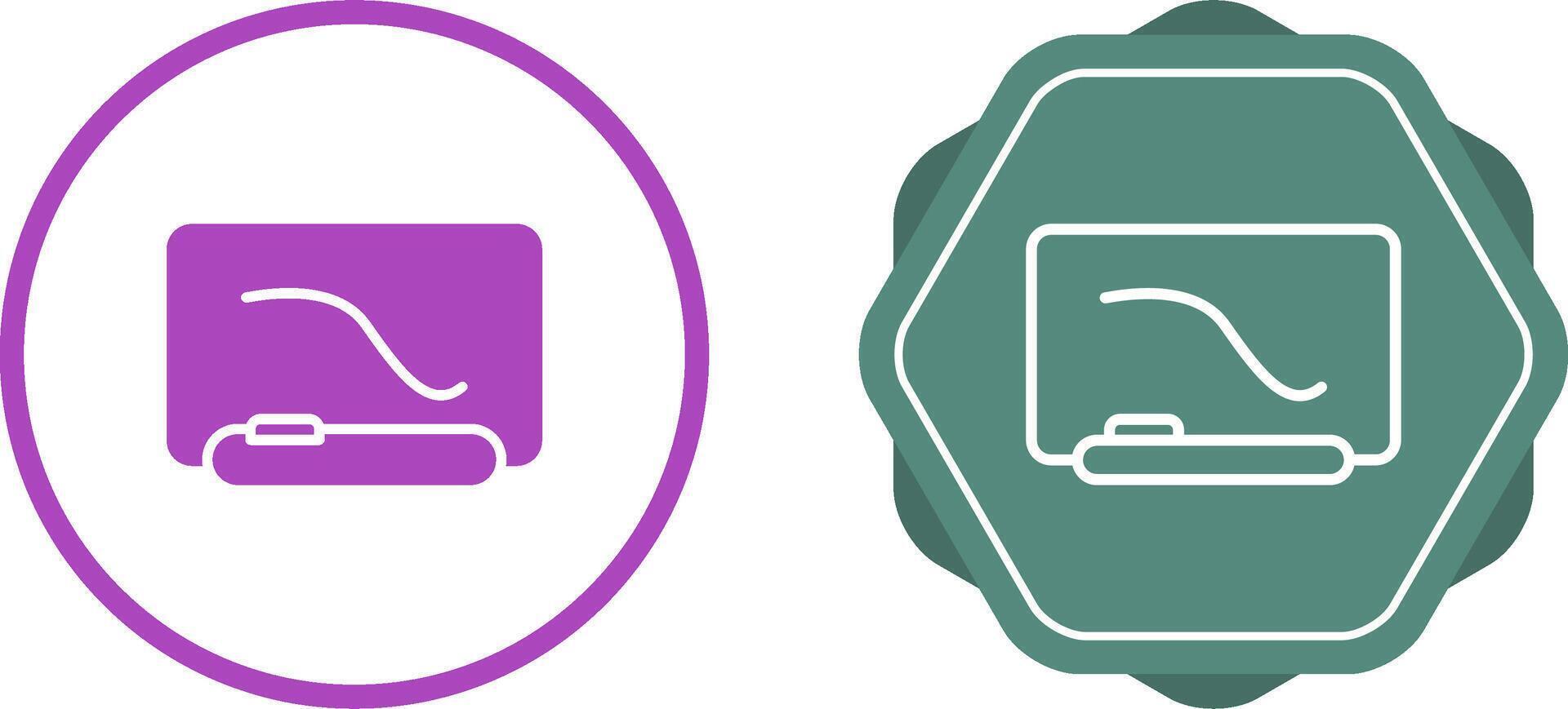 Interactive Whiteboard Vector Icon