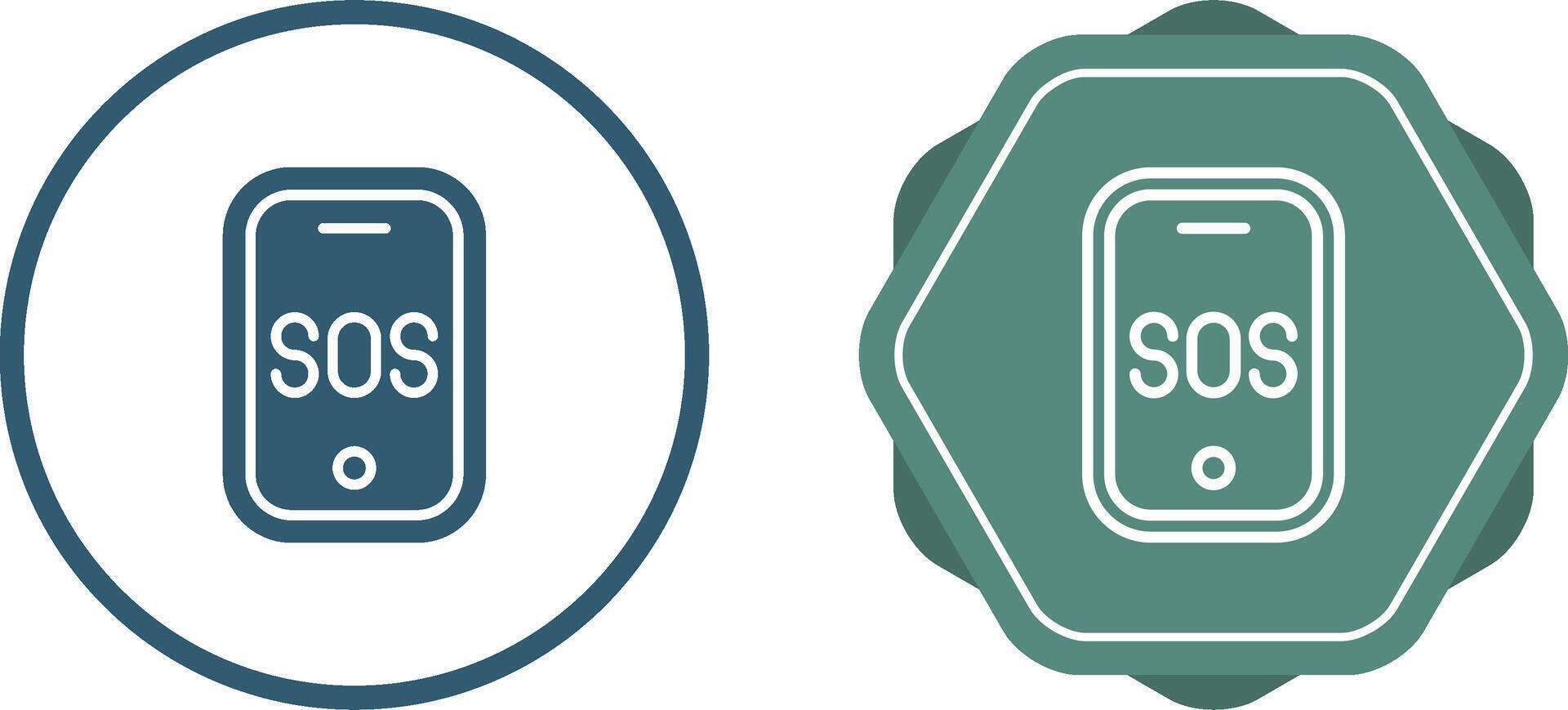 Emergency phone Vector Icon