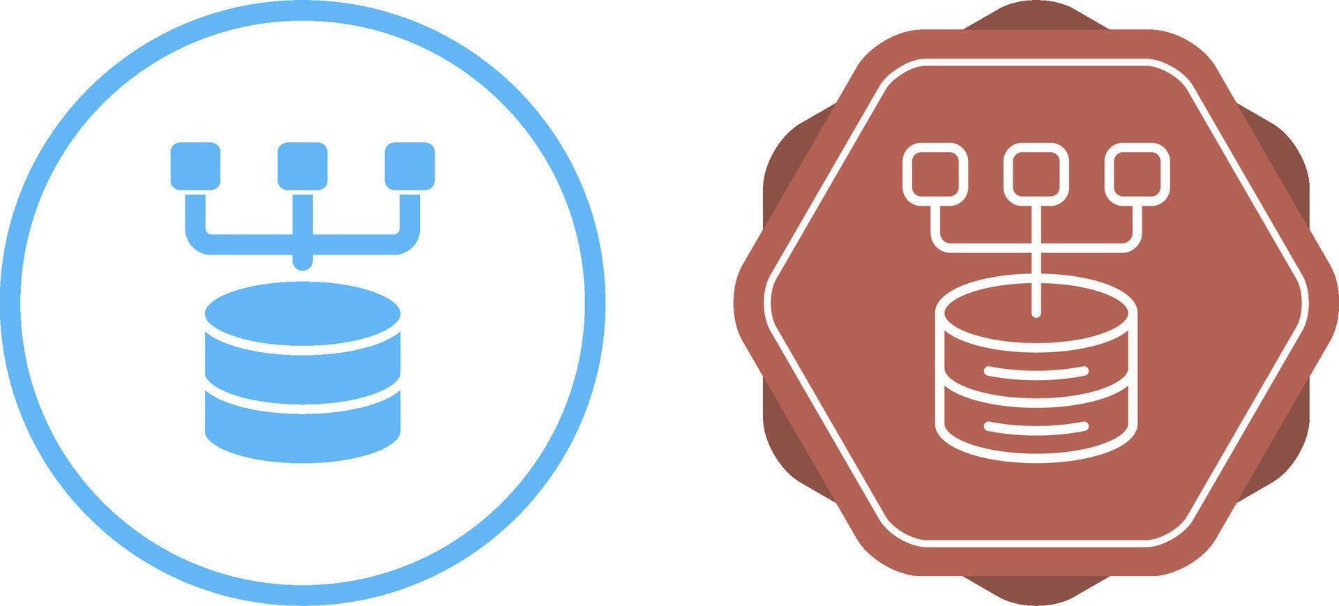 Data Modeling Vector Icon