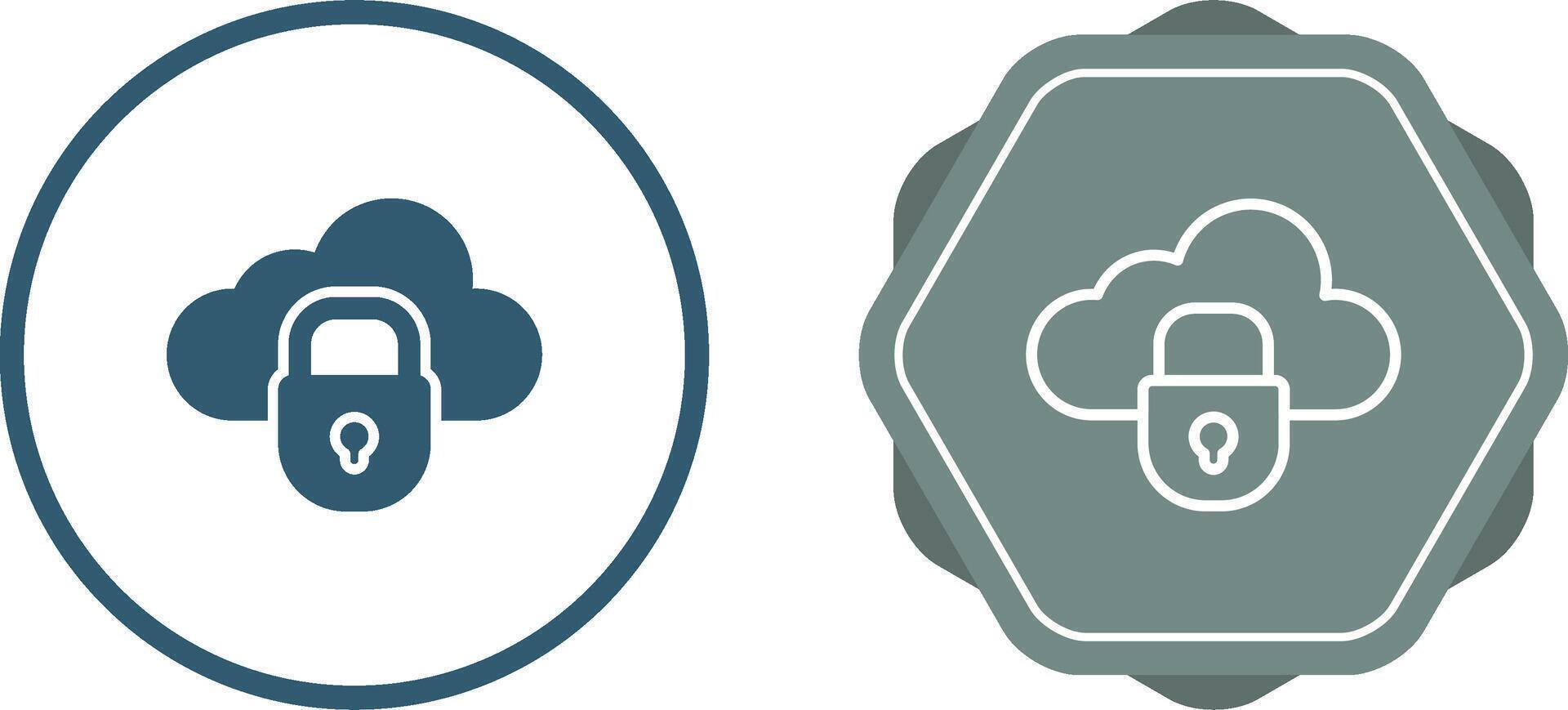 Private Cloud Vector Icon