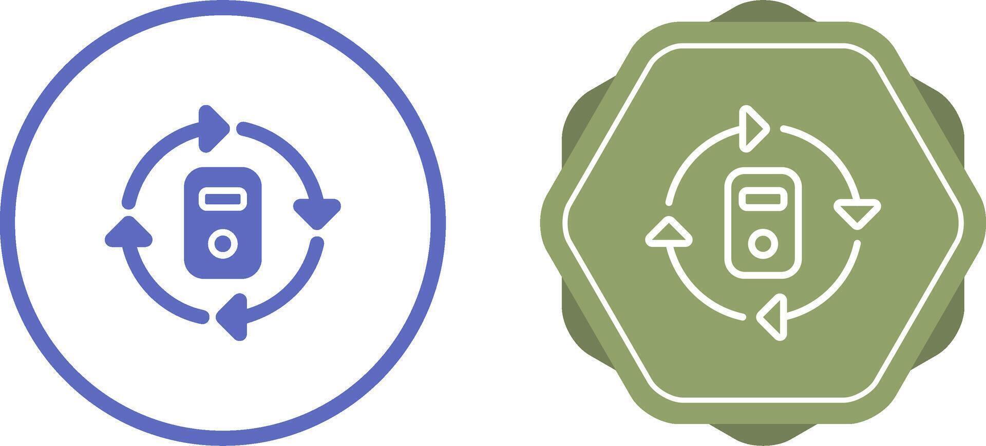 Data Center Cooling Vector Icon