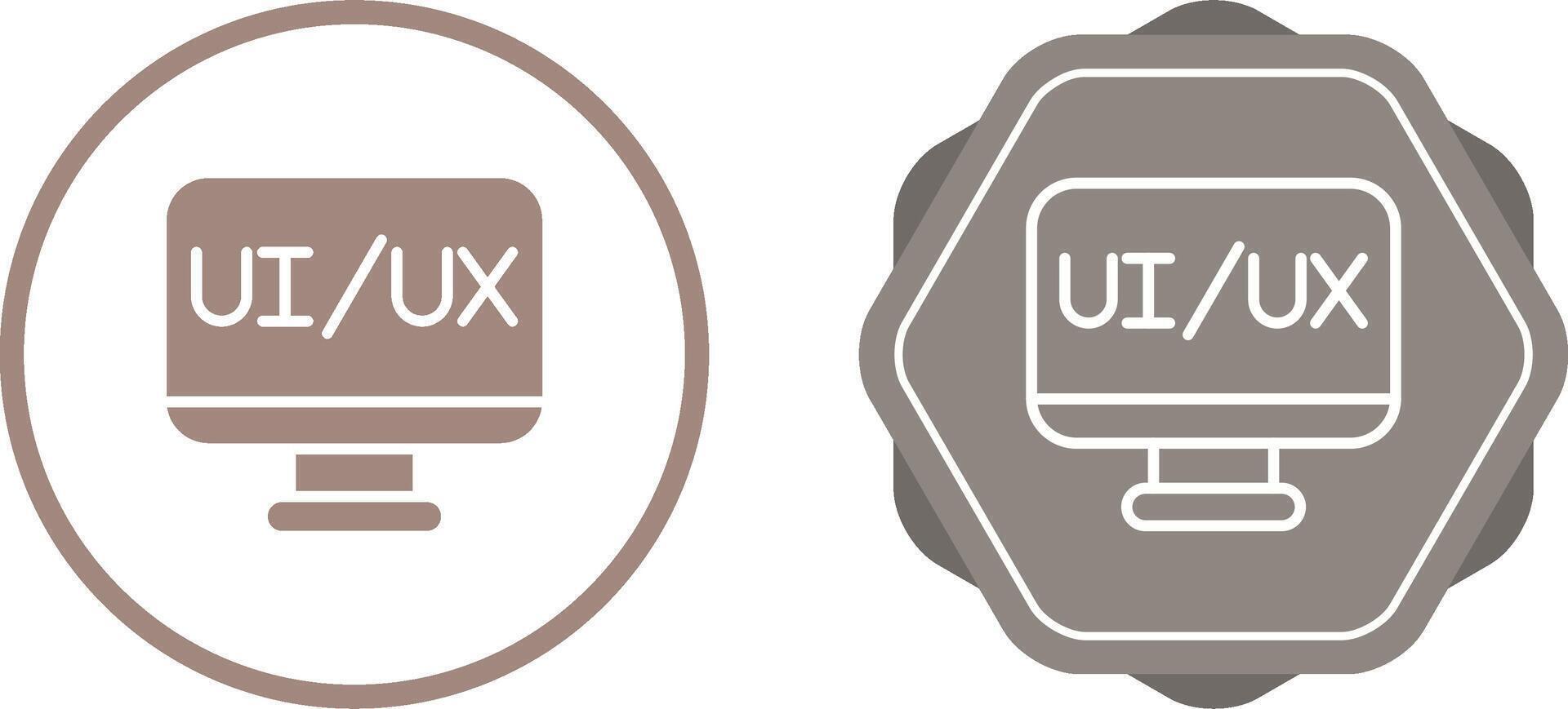 ux ui vector icono