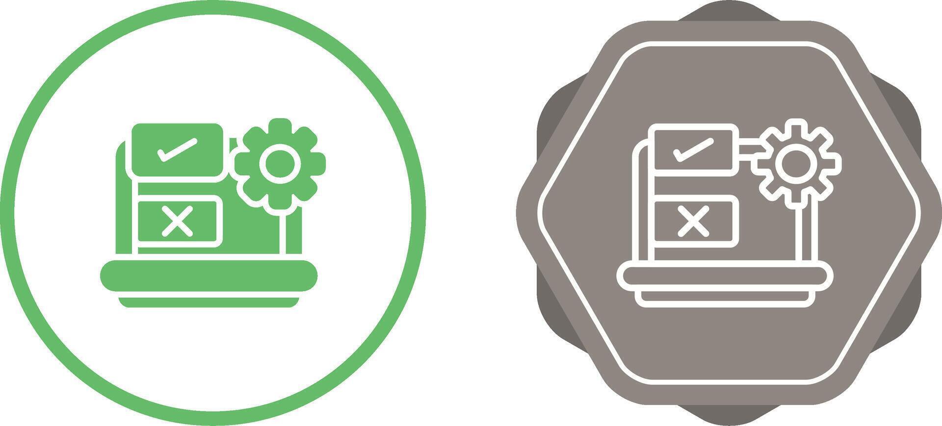 User Testing Vector Icon