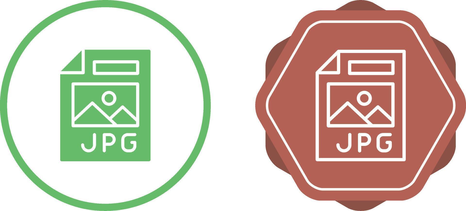 Unique Two Icons Set vector