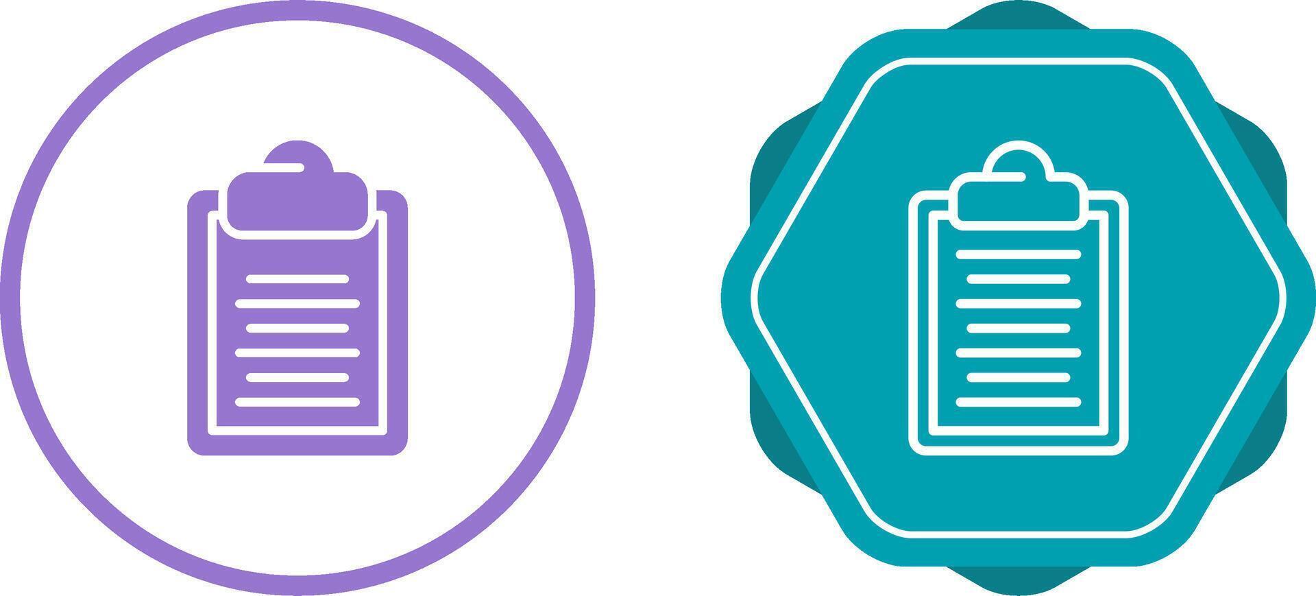 Clipboard Vector Icon