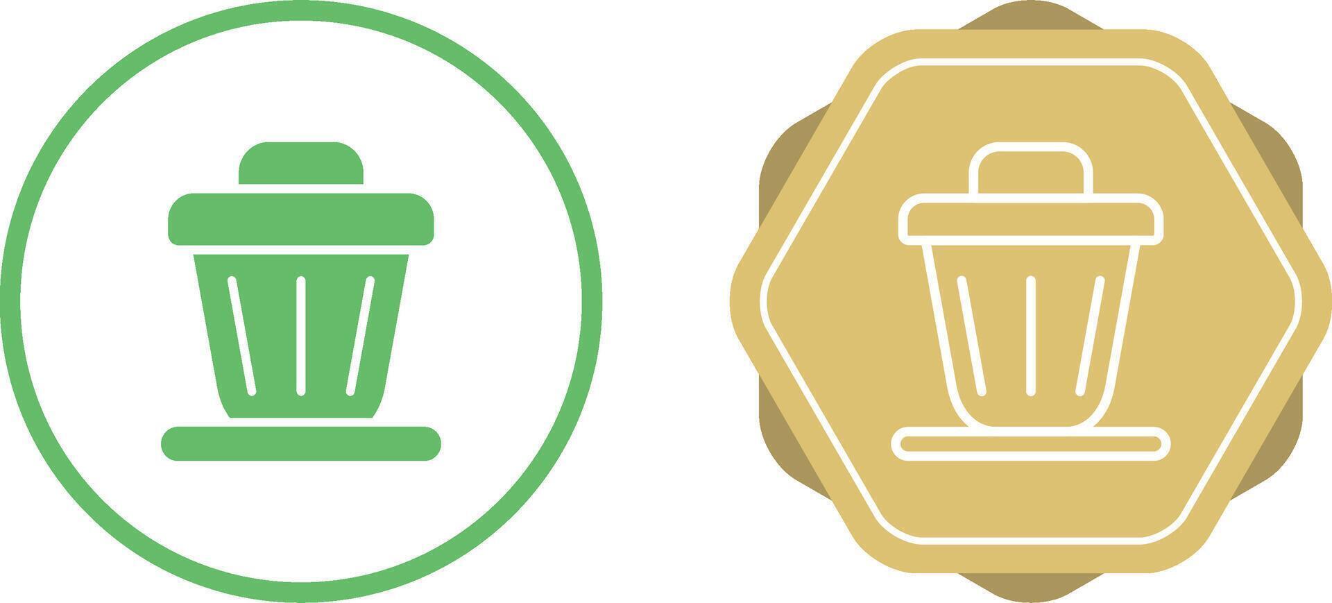 Trash bin Vector Icon