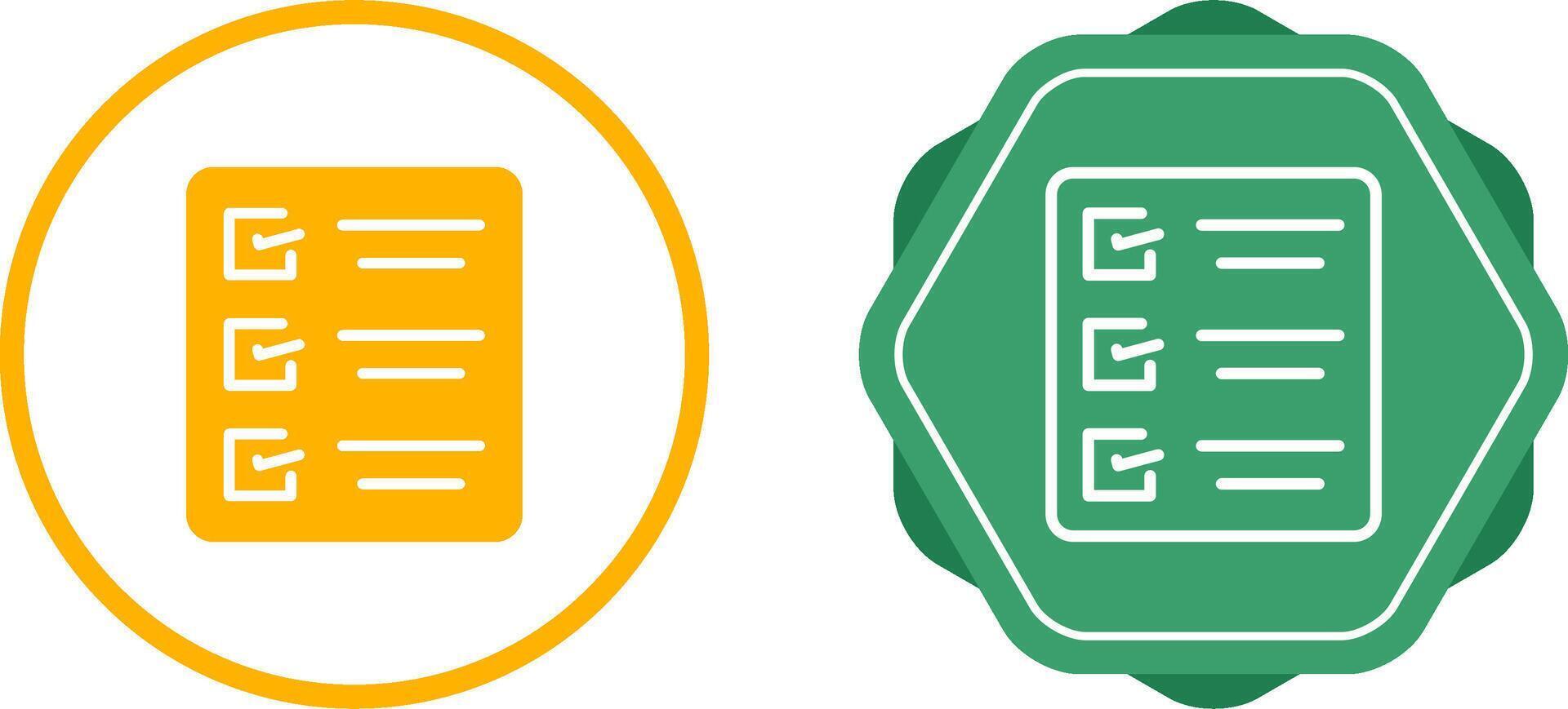 Task list Vector Icon