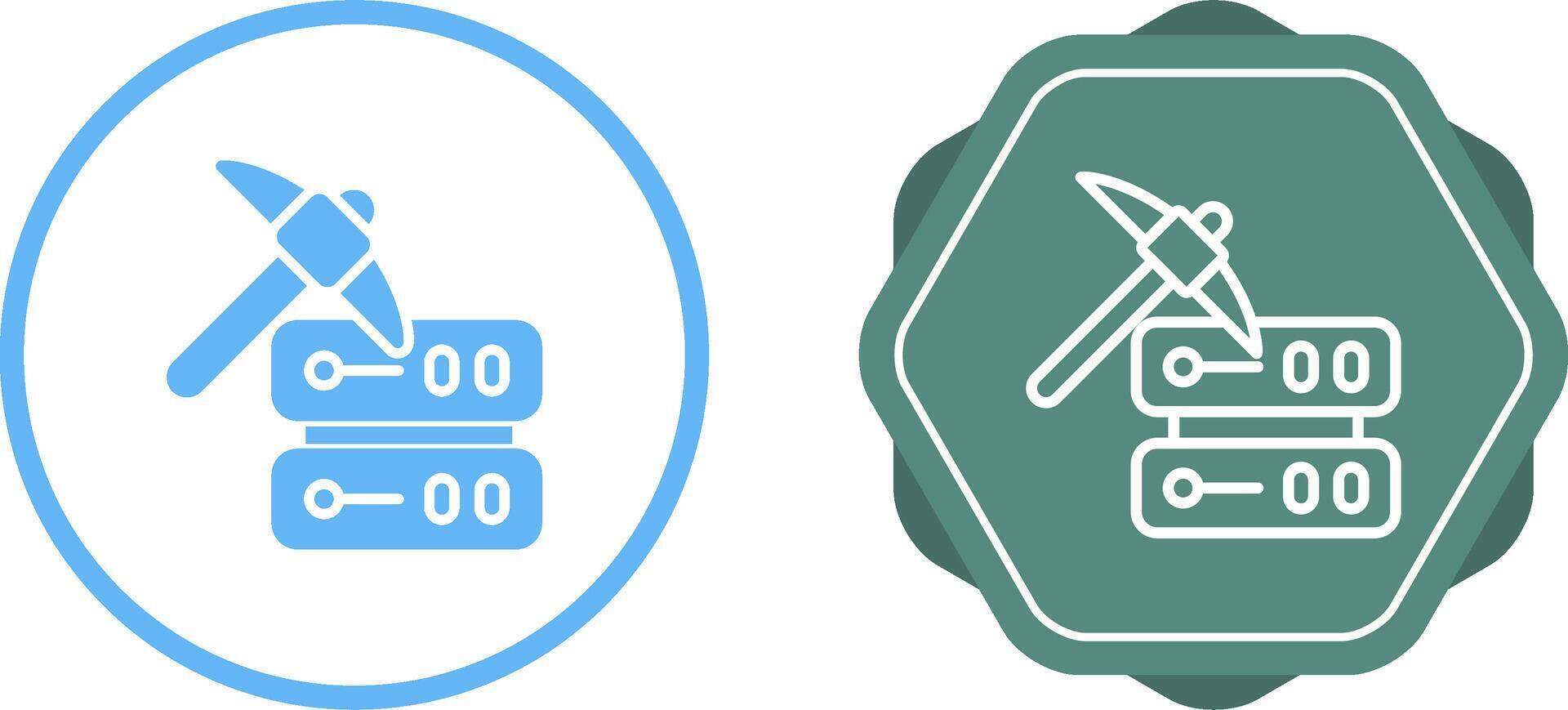 Data Mining Vector Icon