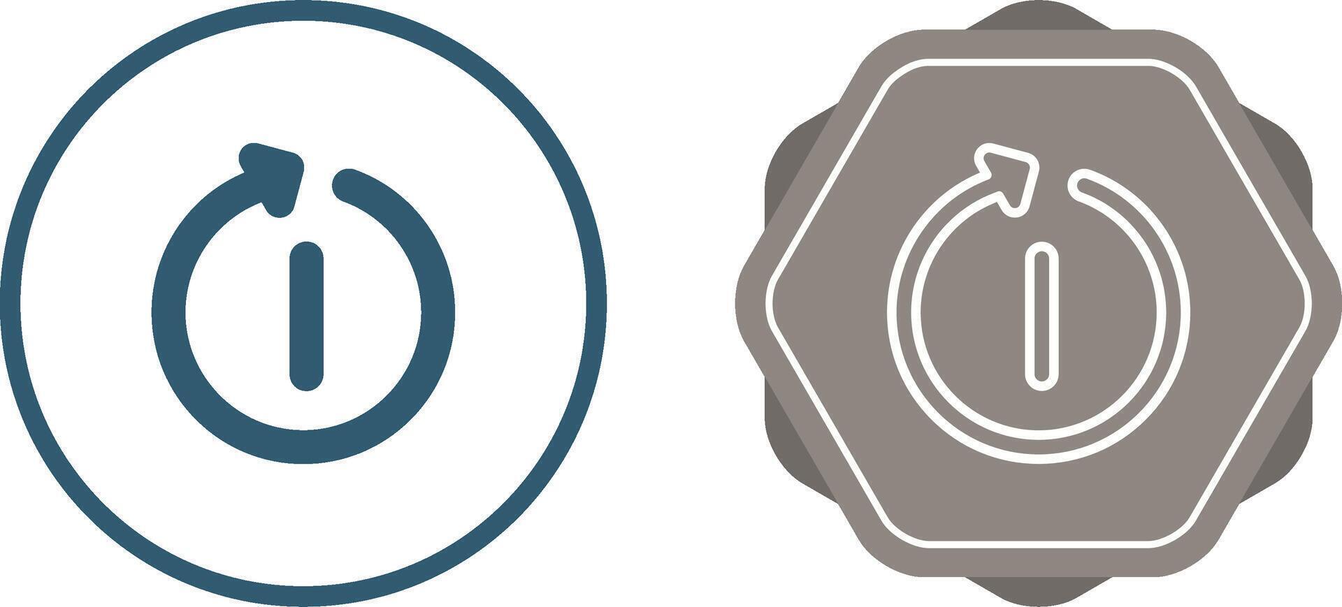 Restart Vector Icon