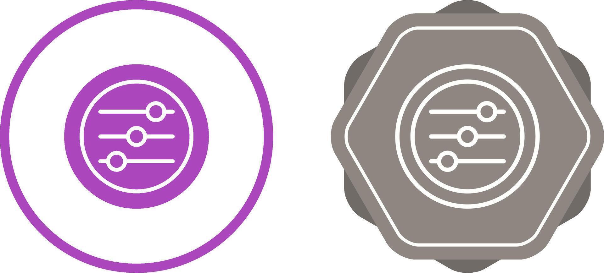 Settings Sliders Vector Icon