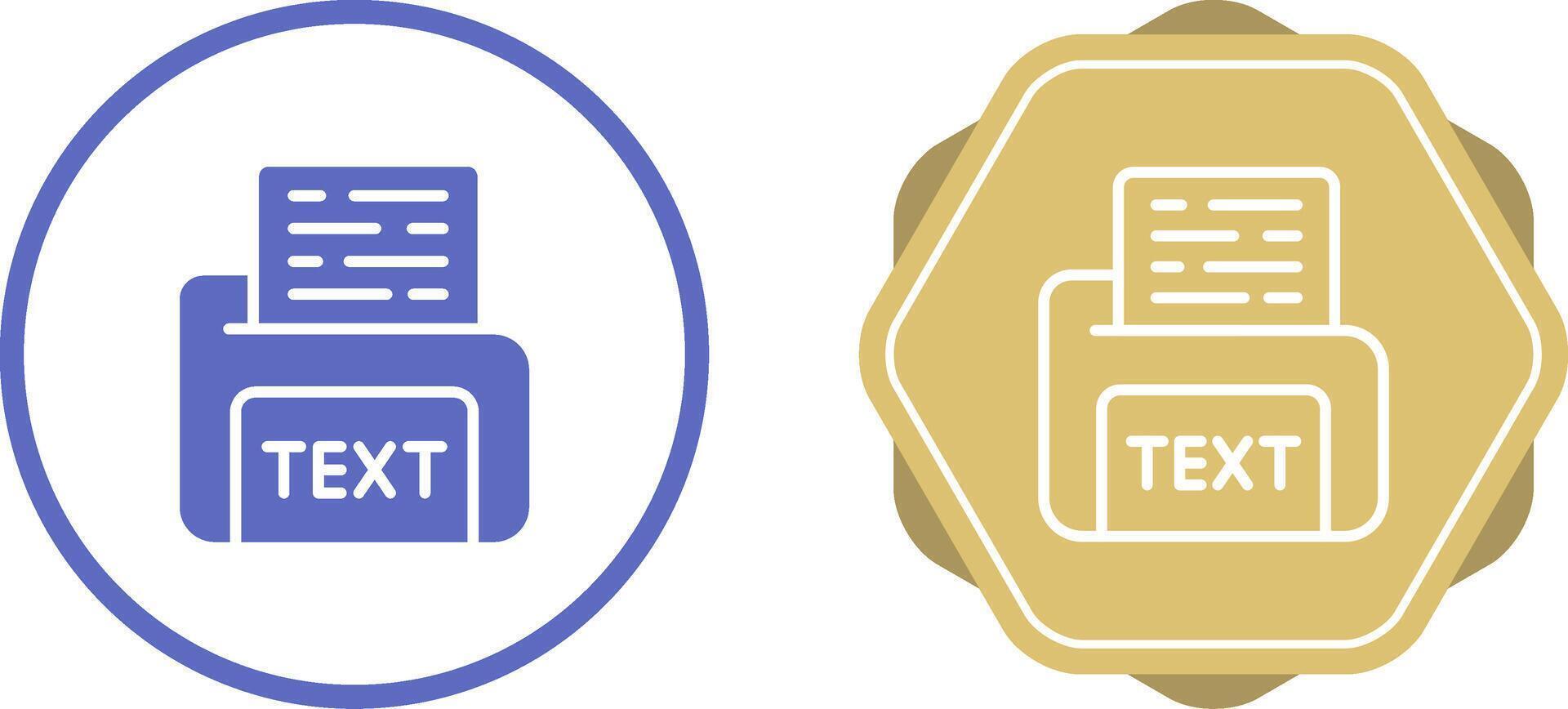 Text File Vector Icon 40587128 Vector Art at Vecteezy