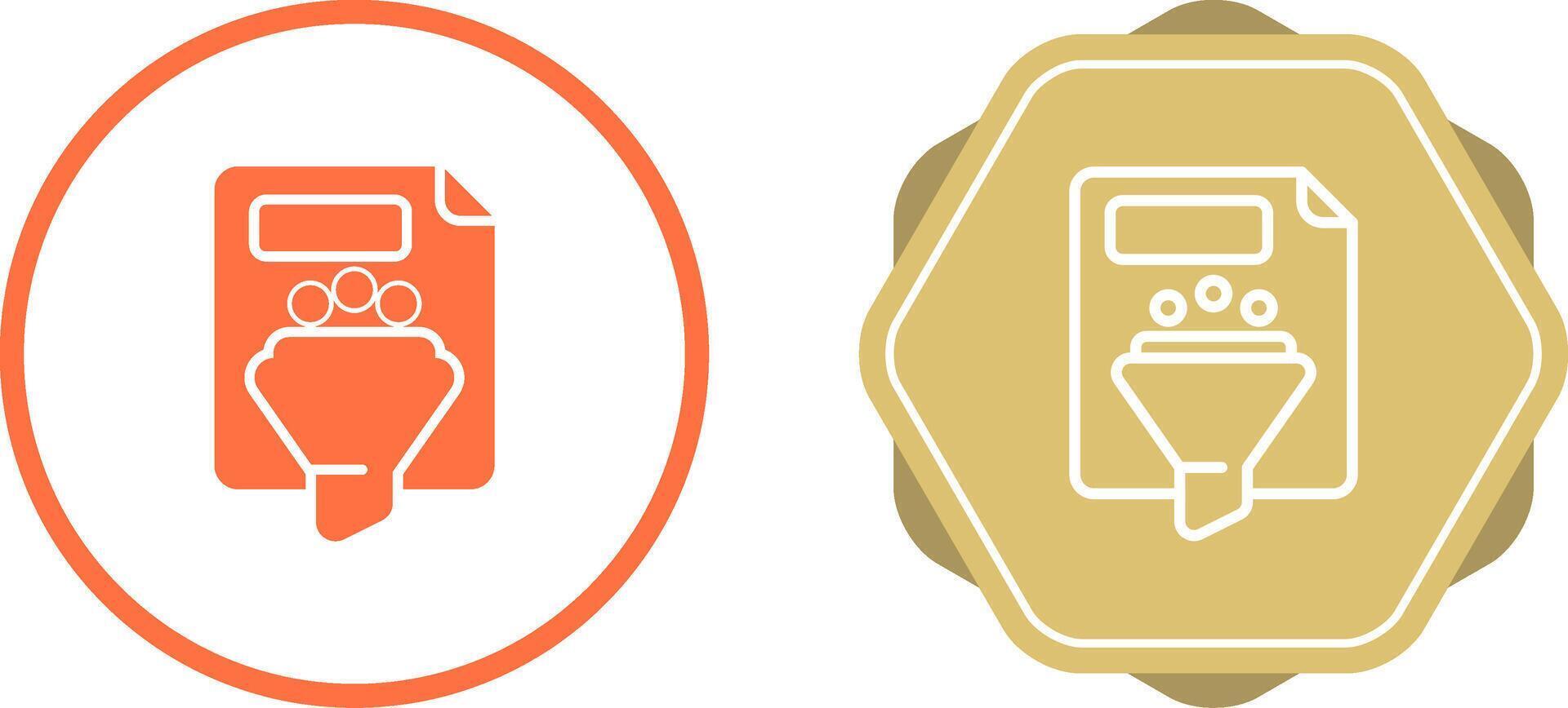 Filtering Vector Icon