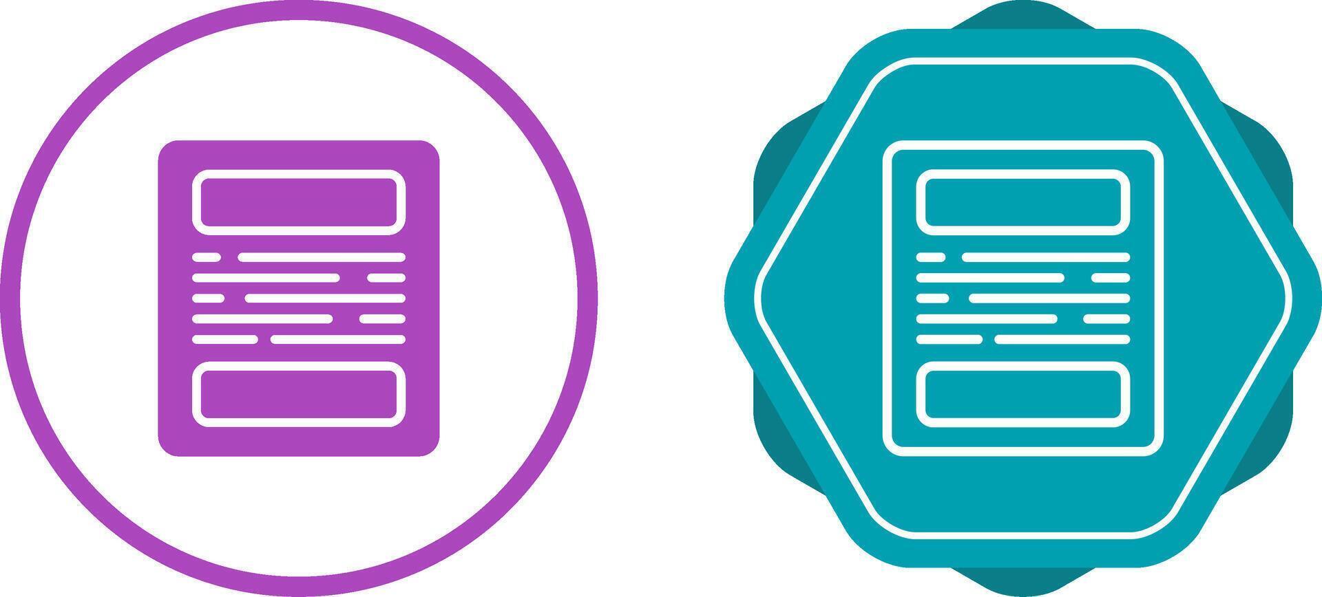 Document Vector Icon