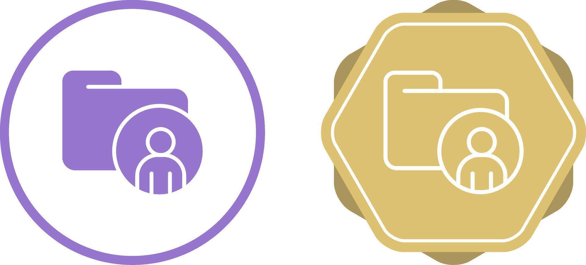 Personal Folder Vector Icon
