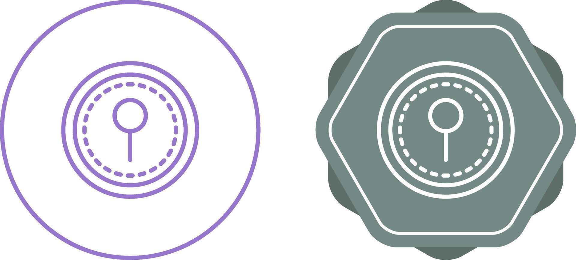 Unique Two Icons Set vector
