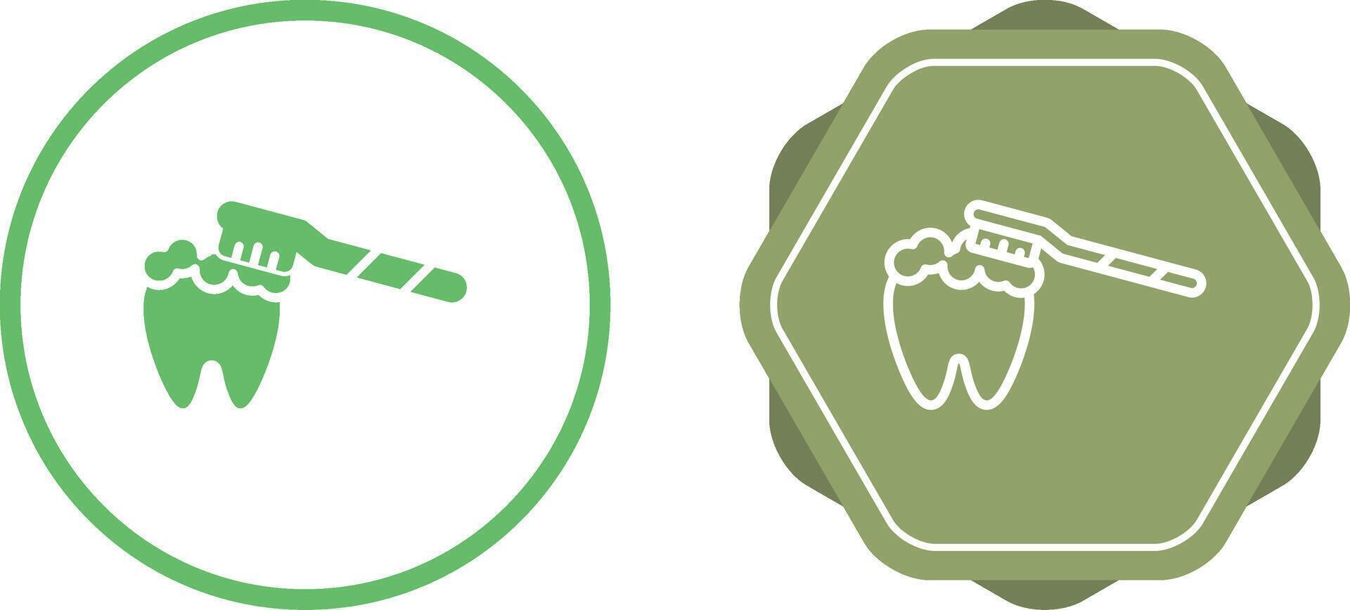 Brushing Teeth Vector Icon