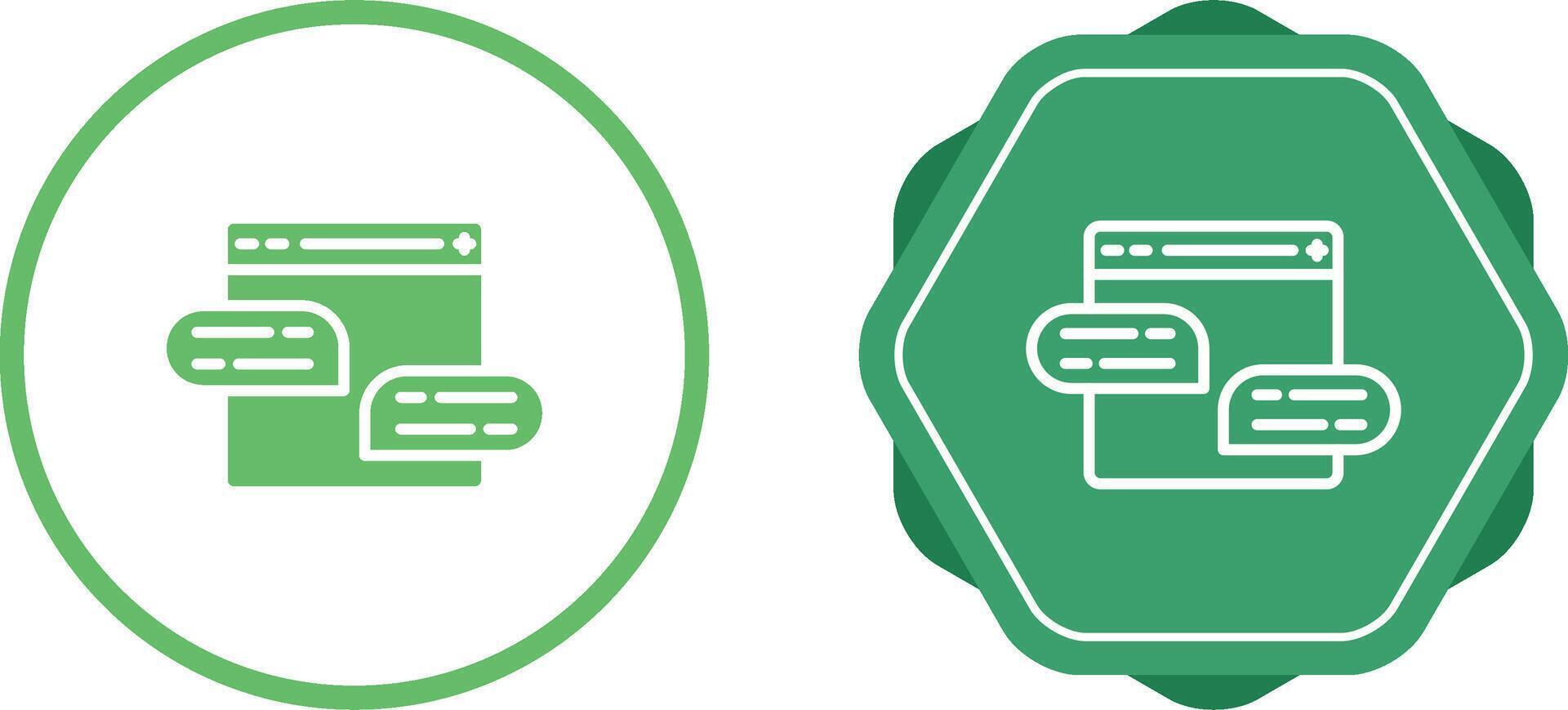 Speech Bubbles Vector Icon