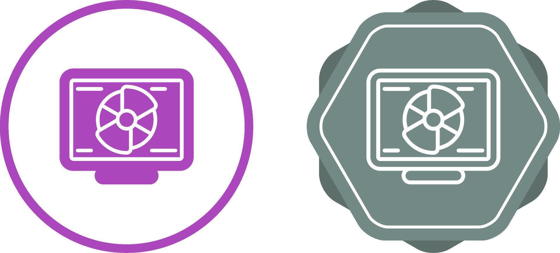 Color Wheel Vector Icon