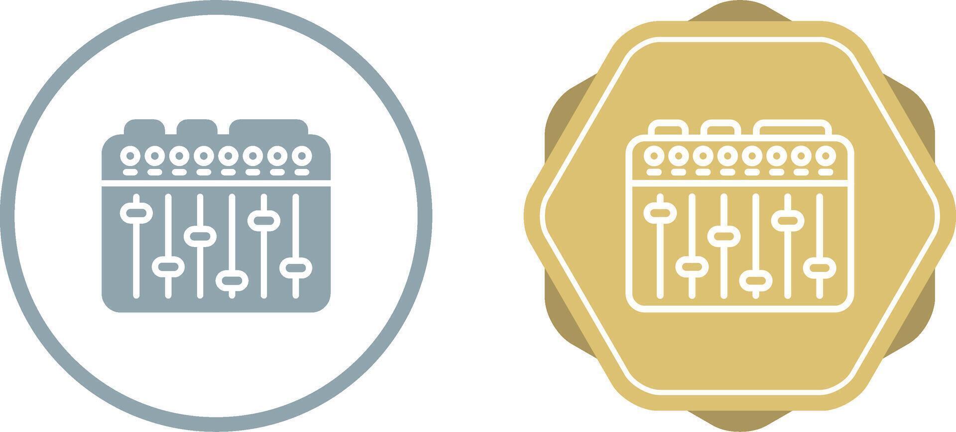 Sound Mixer Vector Icon