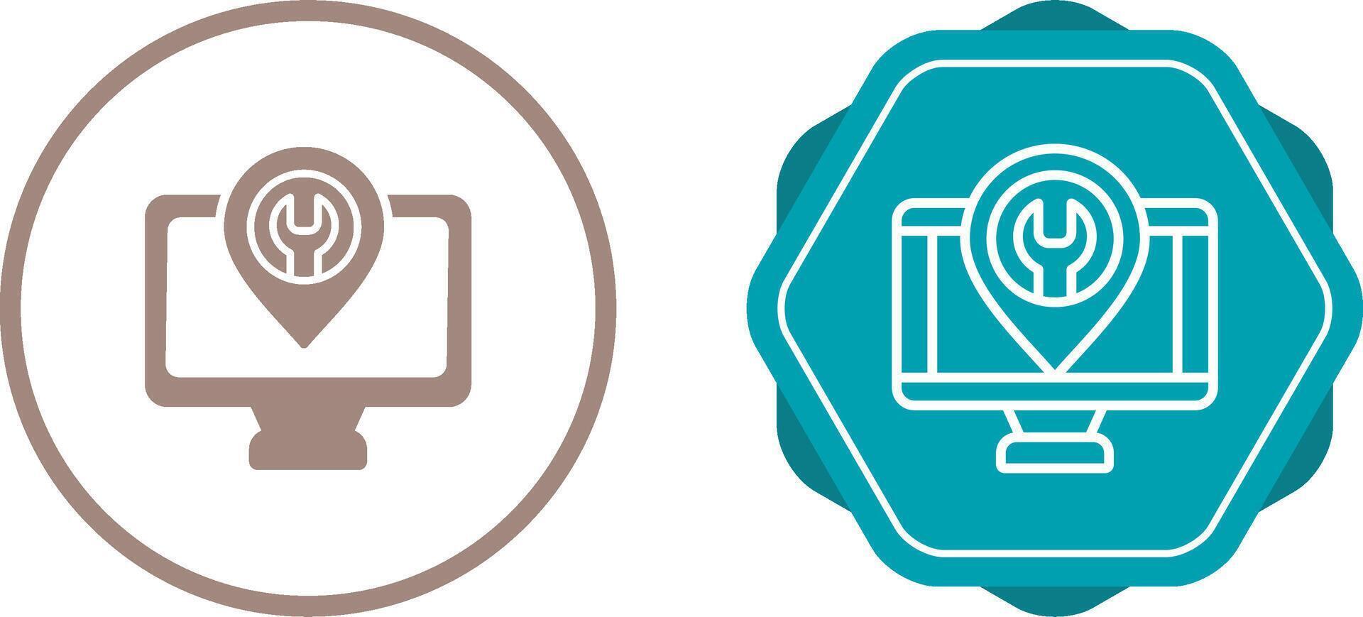 Computer Vector Icon