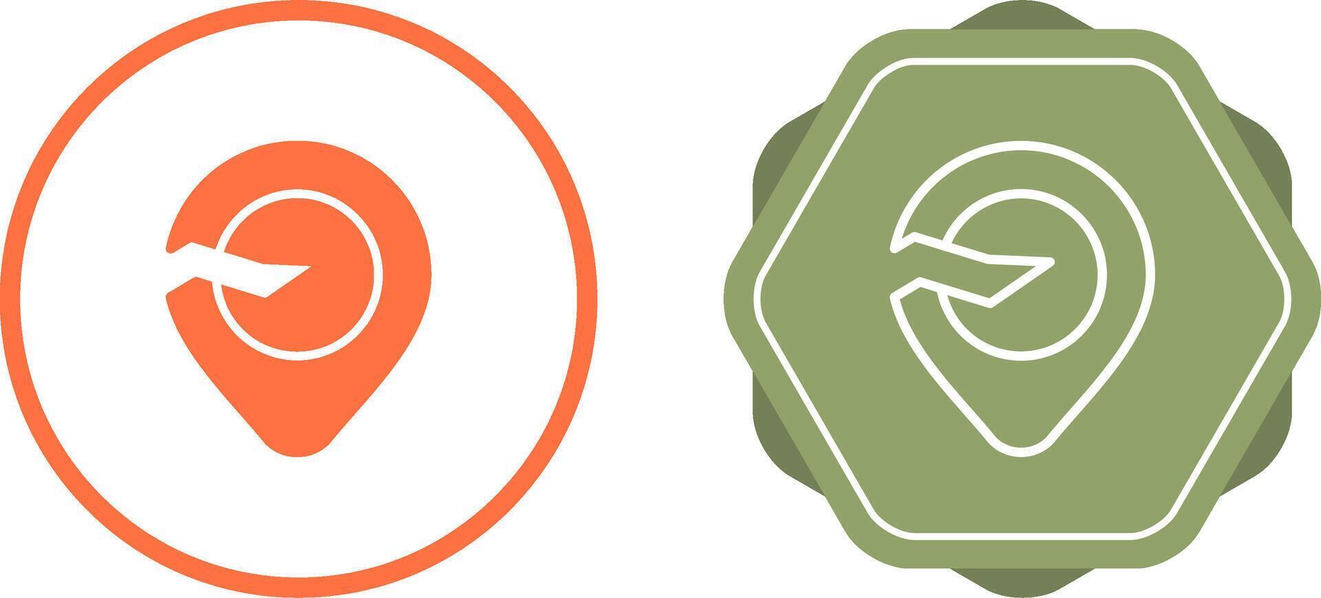 Broken Location Vector Icon